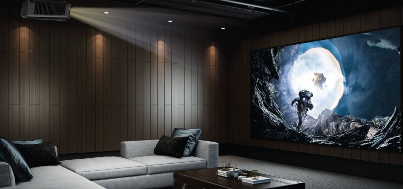 Laser projector 4K for home theater