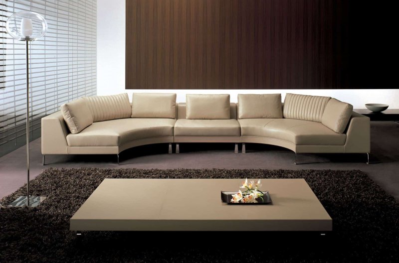 Long sofa for the living room