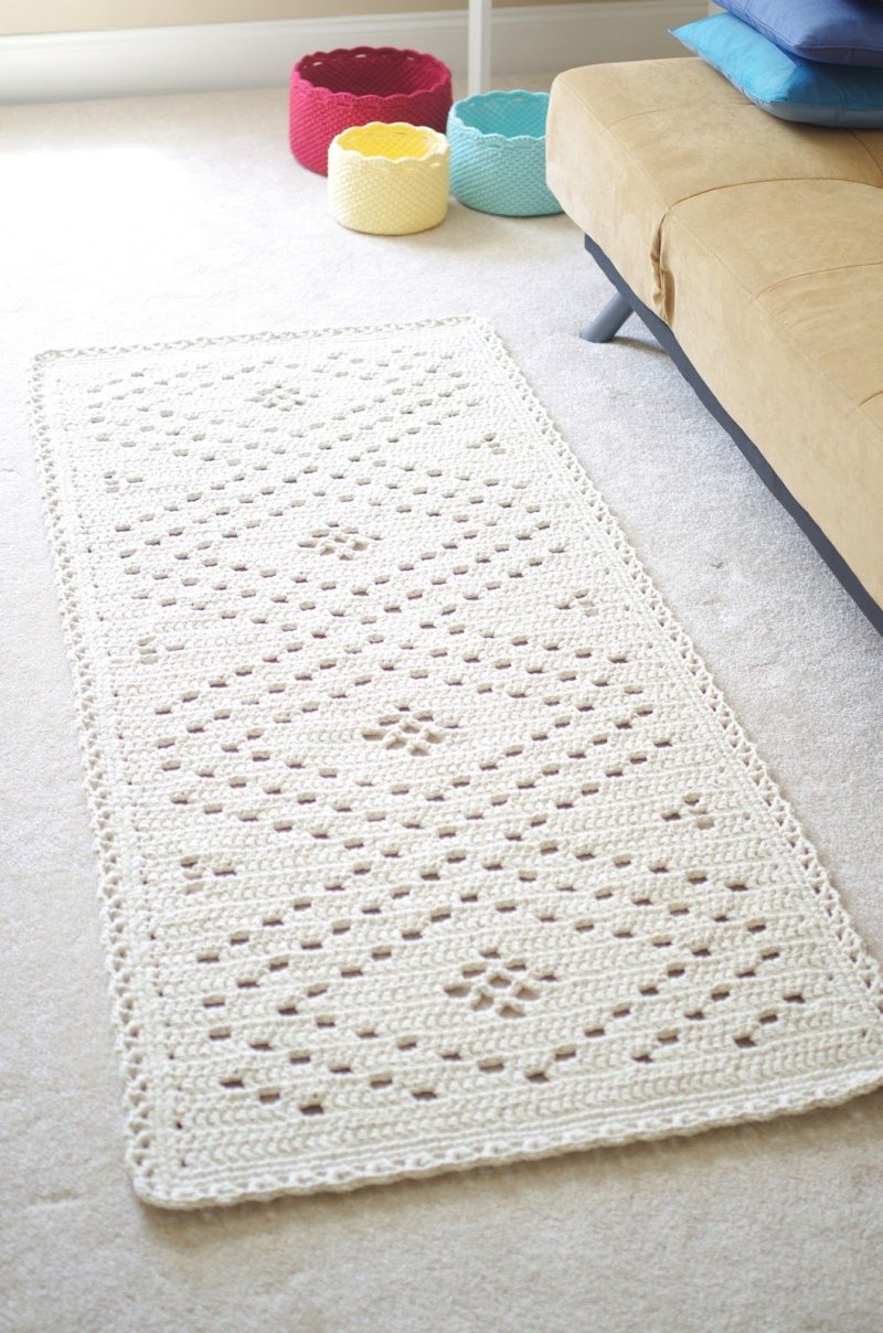 Knitted rugs