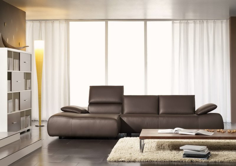 Sofa in the living room in modern