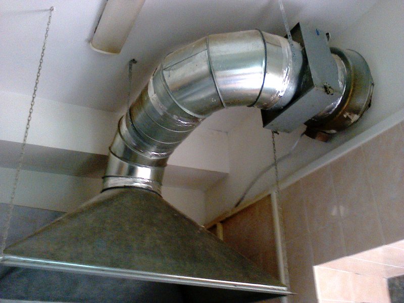 Ventilation umbrella exhaust