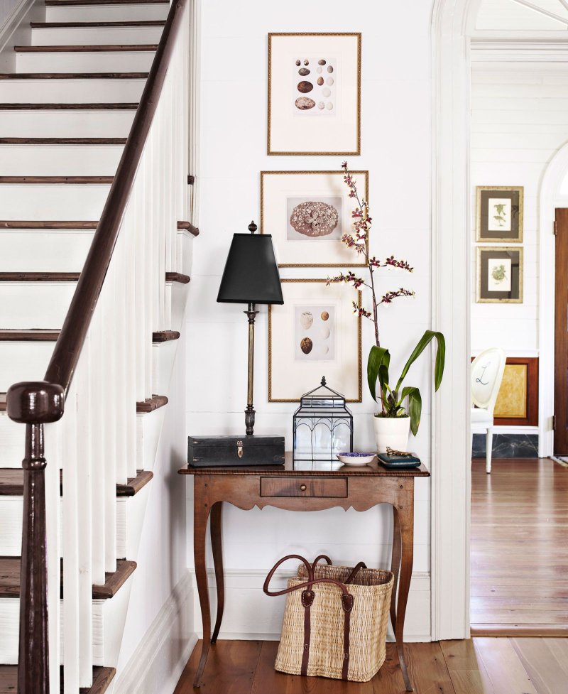 Decorative staircase in the interior