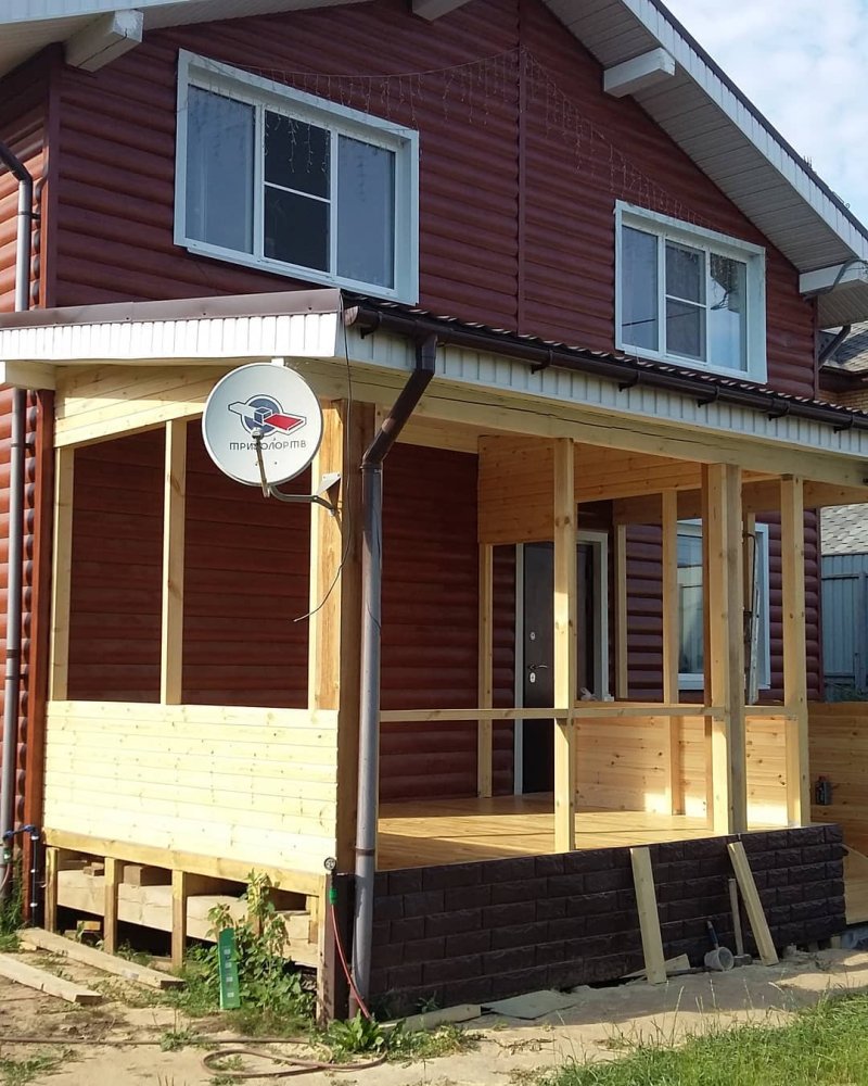 Annex veranda to a country house