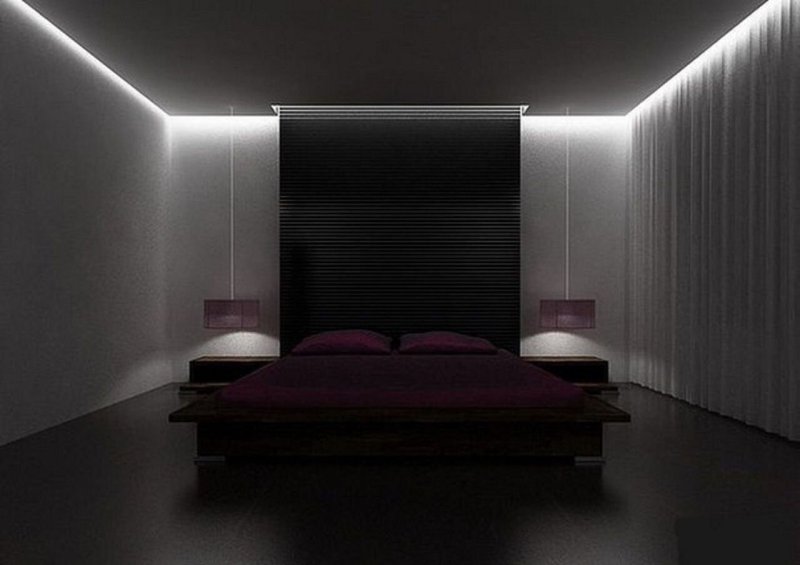 Dark tone bedroom