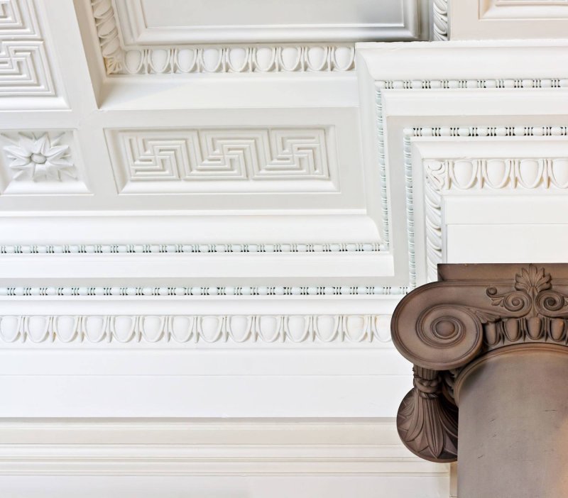 Gypsum stucco molding