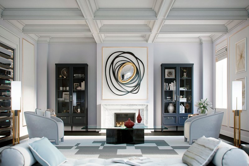 Neoclassic style interior