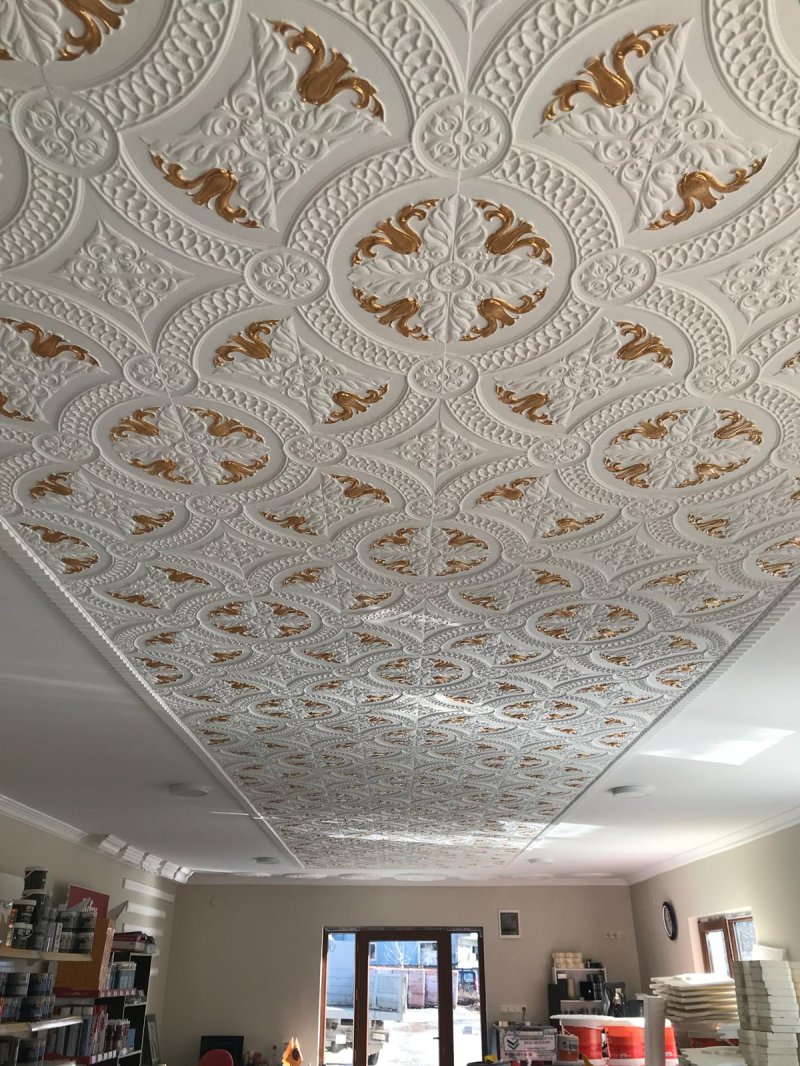 Tile for the ceiling