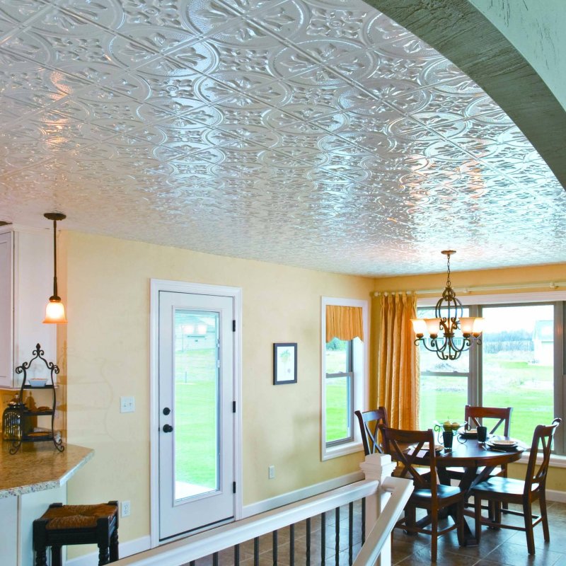 Textured ceiling