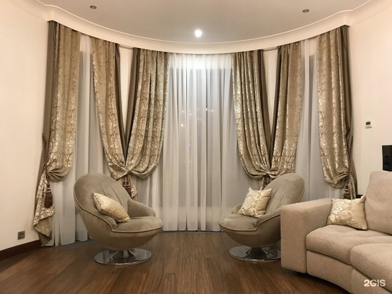 Design of curtains for living rooms