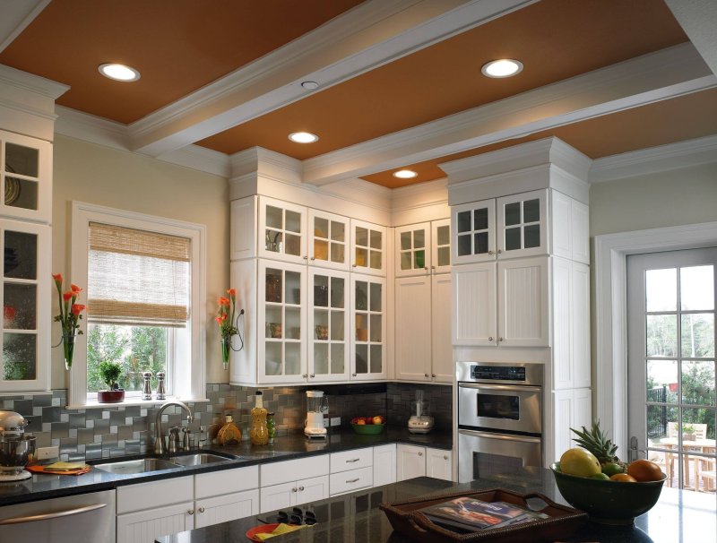 High ceilings kitchens