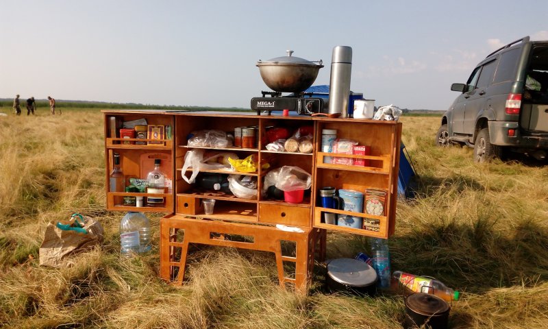 Camping kitchen "Chuck Boxing"