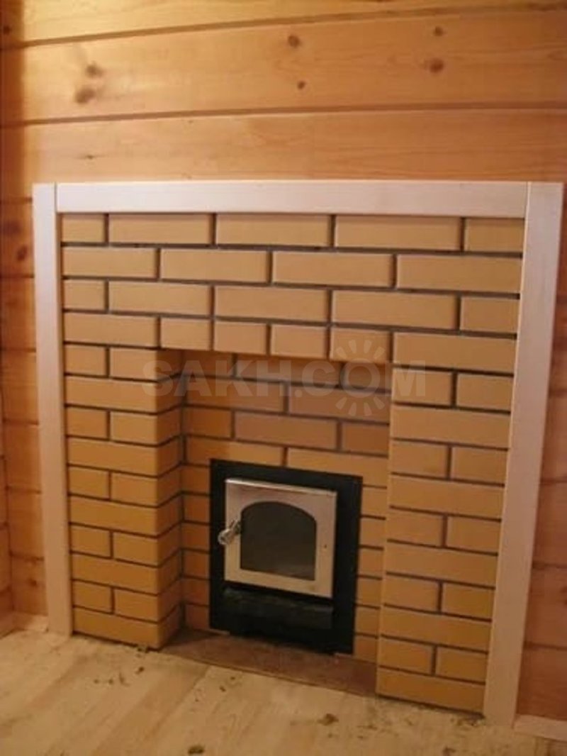 Banking of the bath stove Ermak brick