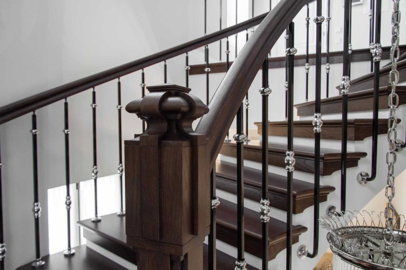 Forged balusters for the stairs