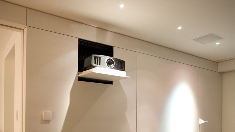 Projector on the ceiling