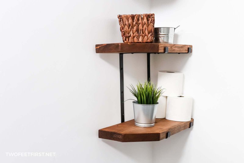 Loft style shelves