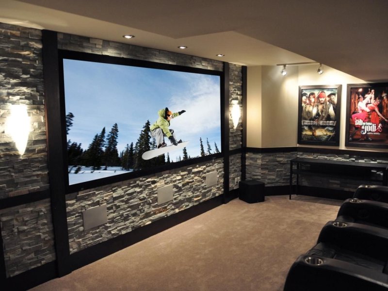 Home cinema interior