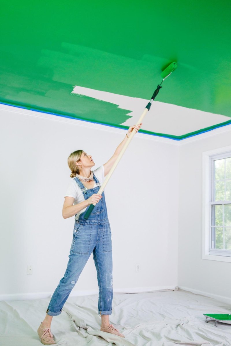 Painted ceiling