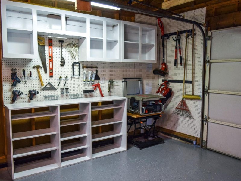 Workshop design in the garage