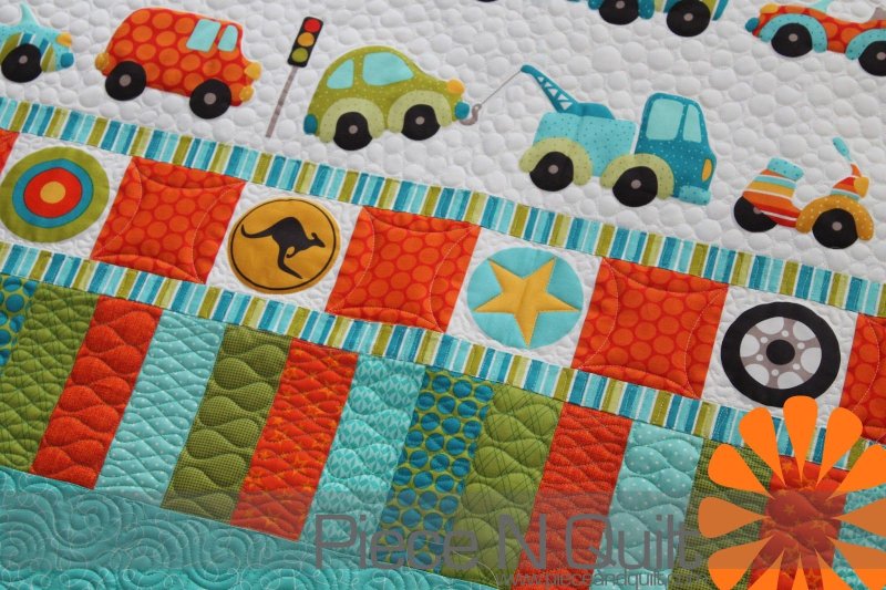 Children's patchwork blanket