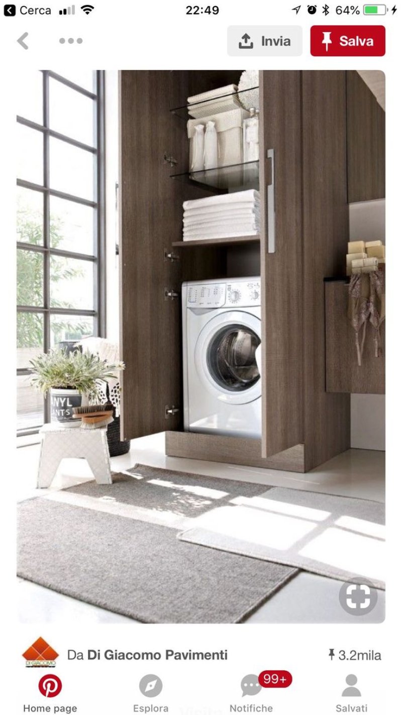 Furniture for embedding the washing and drying machine