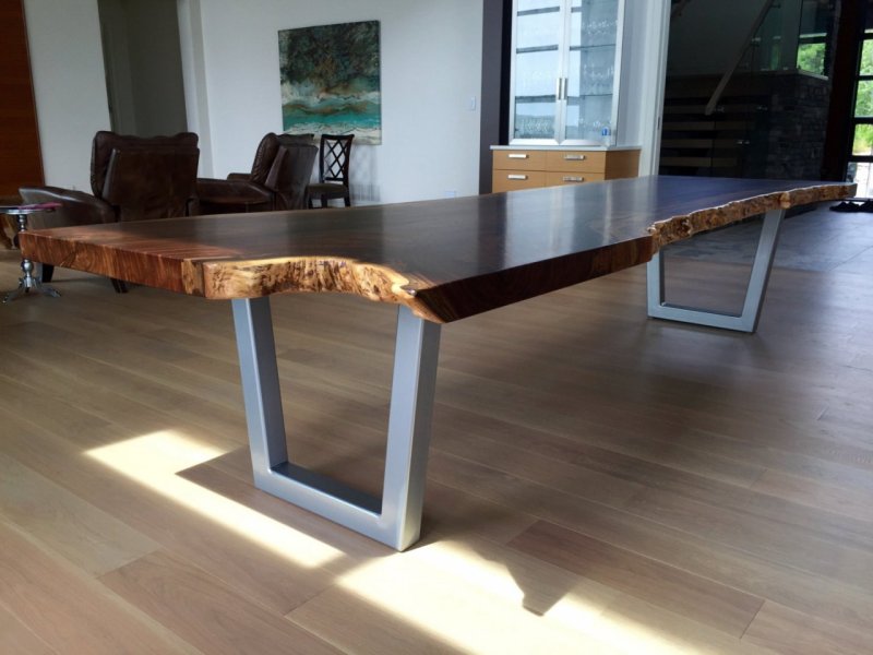 Loft table (oak countertop, metal) R43-645