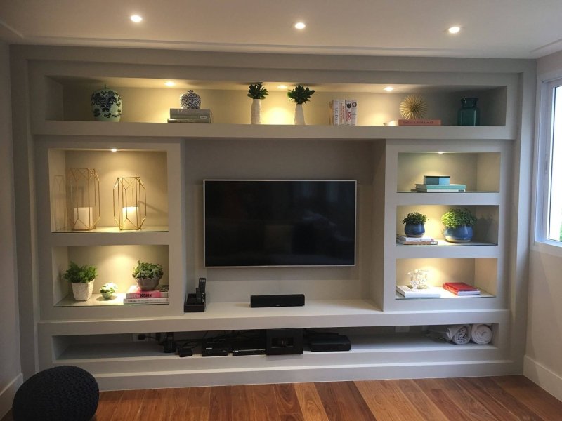 Hypsum plasterboard shelves