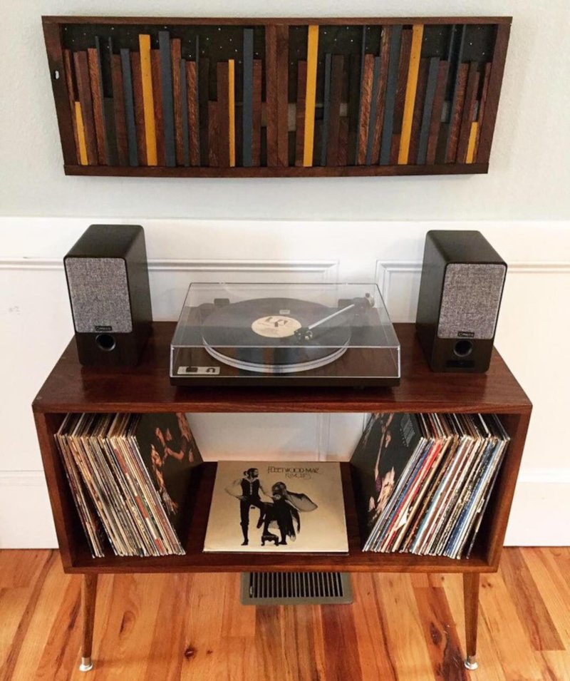 Furniture for vinyl player and records