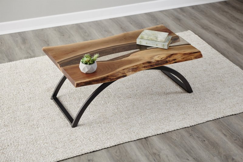 Coffee table loft from slab