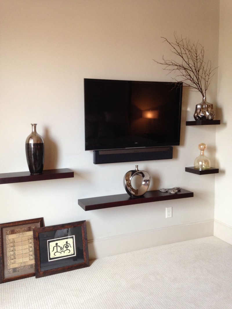 Wall shelves for TV