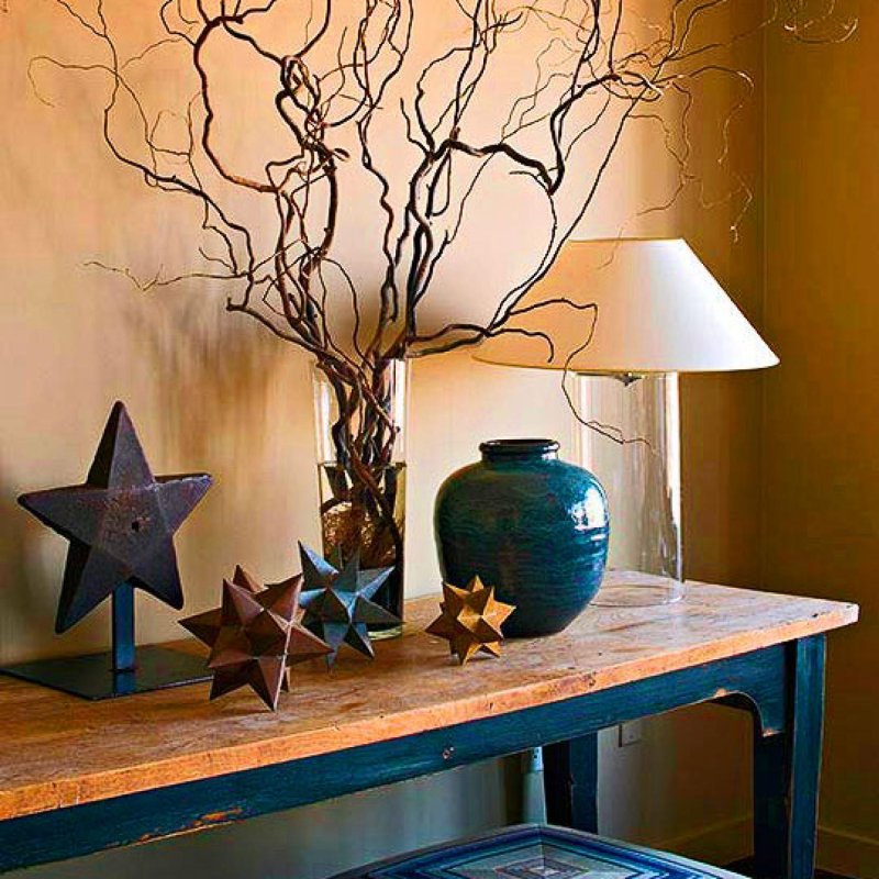 Interior decorative branches