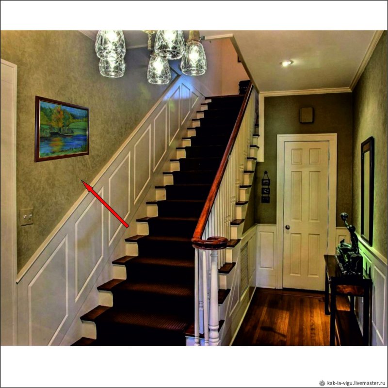 American -style staircase