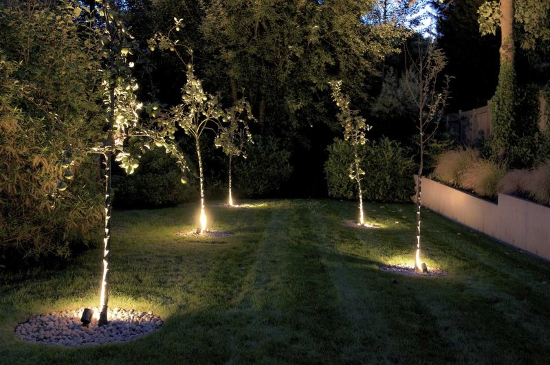 Lighting garden paths