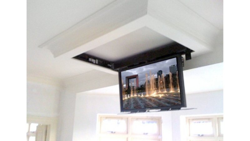 Ceiling elevator for TV