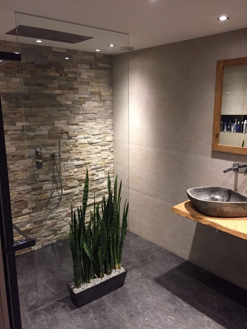 Flexible stone bathroom