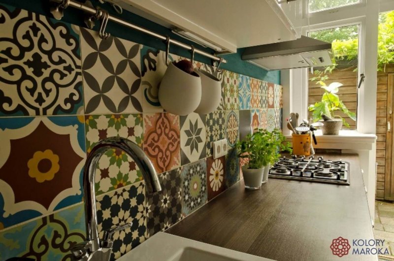 Patchwork style kitchen