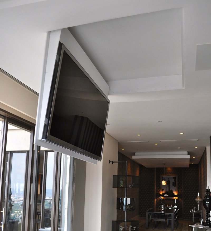 Ceiling elevator for TV