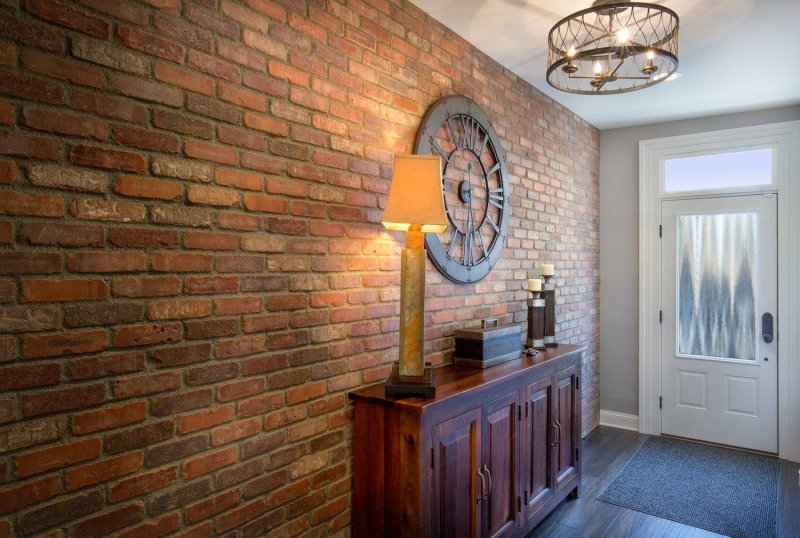 Brick wall in the interior