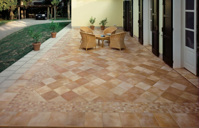 Tiles for terrace