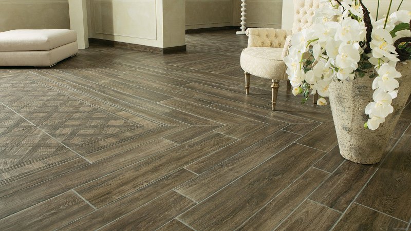 Porcelain stoneware western Wood 6264-0055