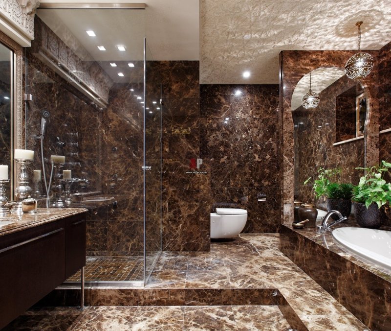 Bathroom for marble design