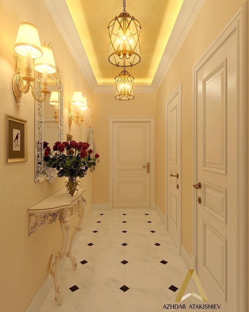 Classic -style corridor