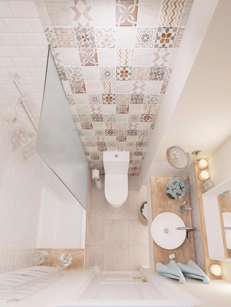 Tile toilet