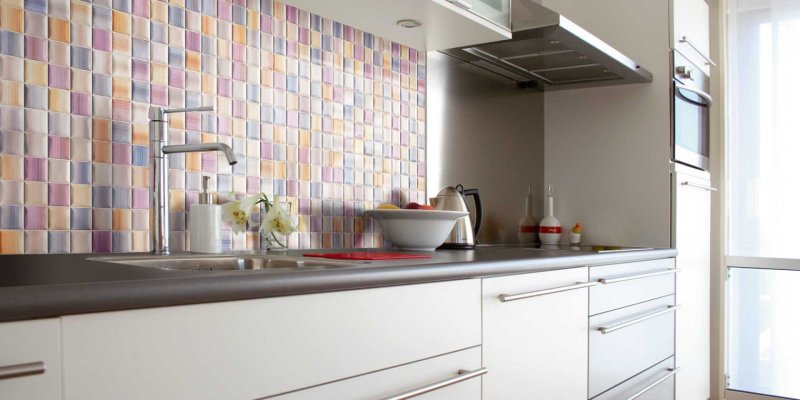 Kitchen tiles per apron