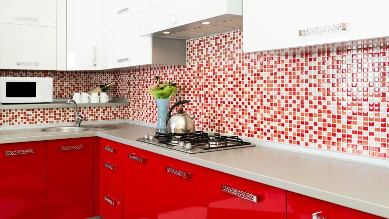 Red kitchen