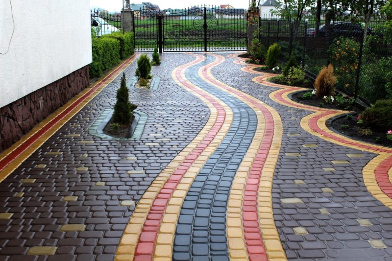 Pavement tiles for paths