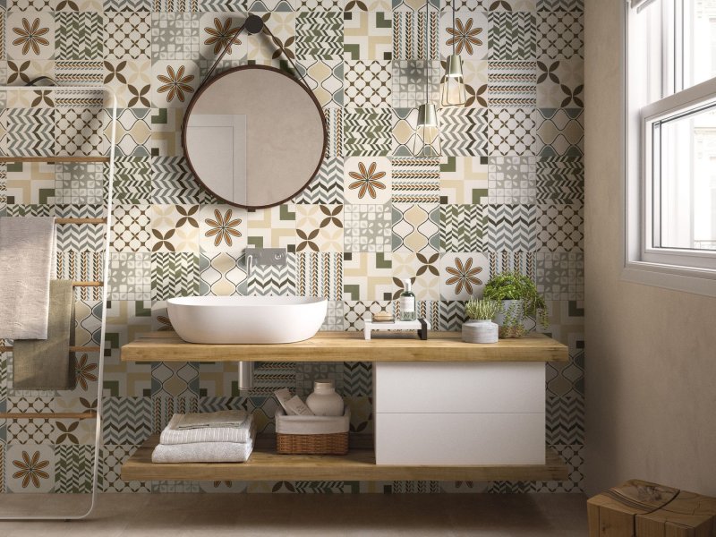 Patchwork tile