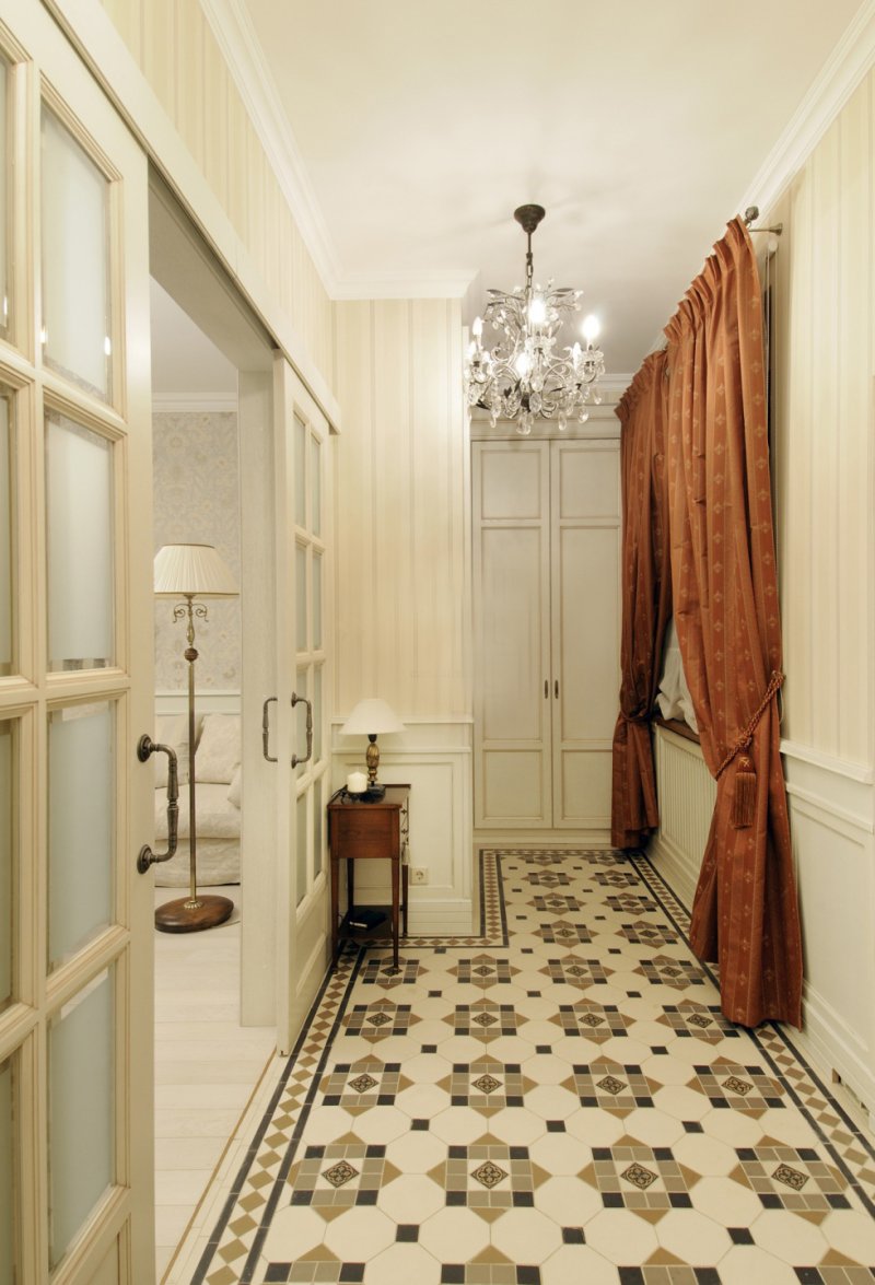 Hallway in the style of neoclassic