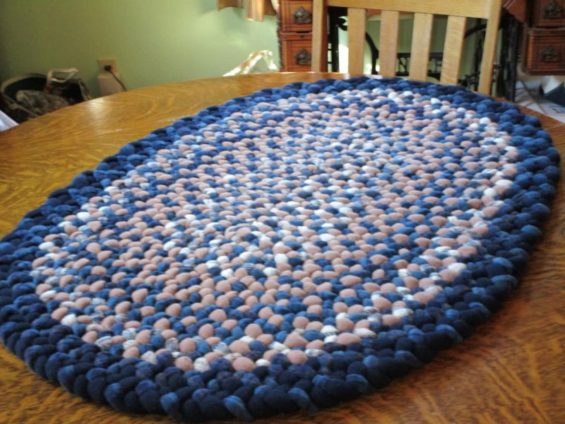 Knitted rugs