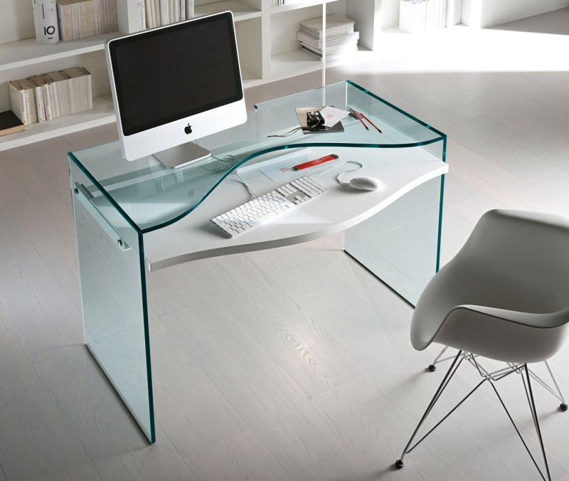 Written glass table