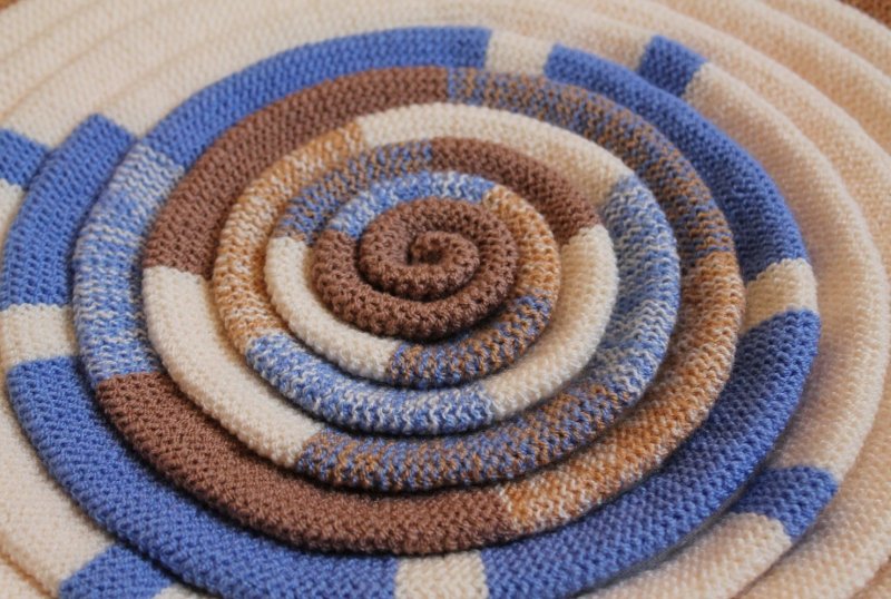 Knitted rugs